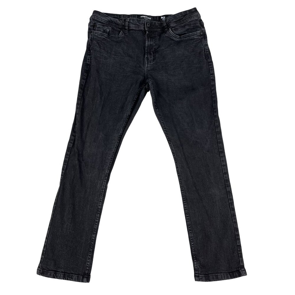 Kenneth Cole New York Slim Fit BCI Cotton Black Jeans Sz 34 x 28